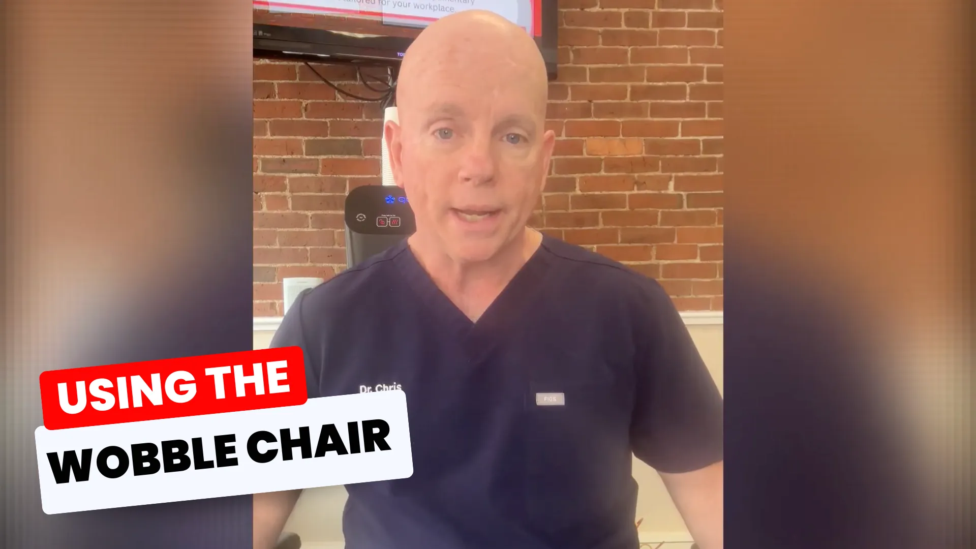 Using The Wobble Chair